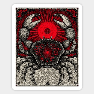 Nocturnal Cancer Zodiac Magnet